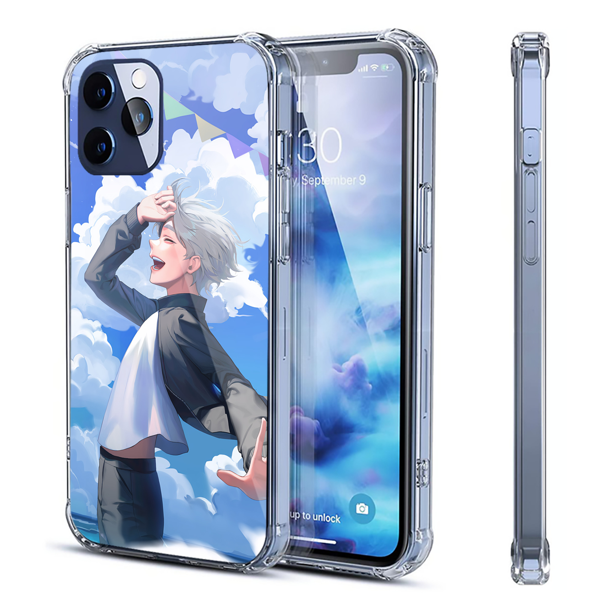 （画像用） ハイキュー!! Haikyu!! 【iPhone 12シリーズ対応】透明スマホケース（クリアソフトケース）